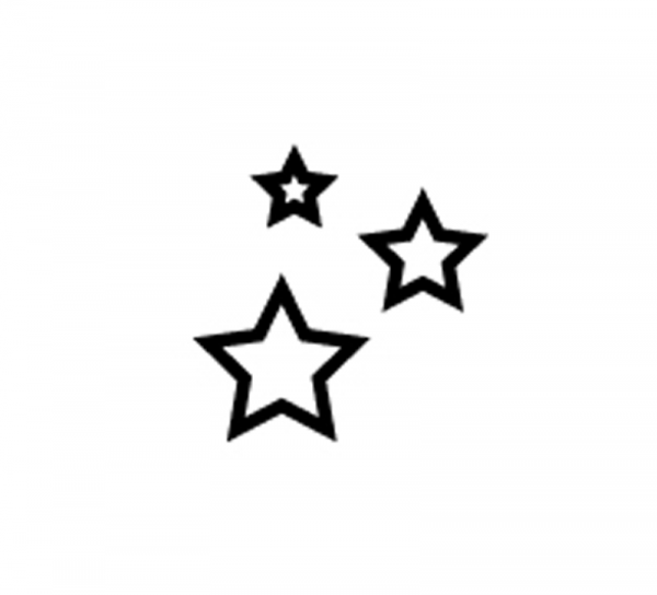 Ministempel kleine Sterne