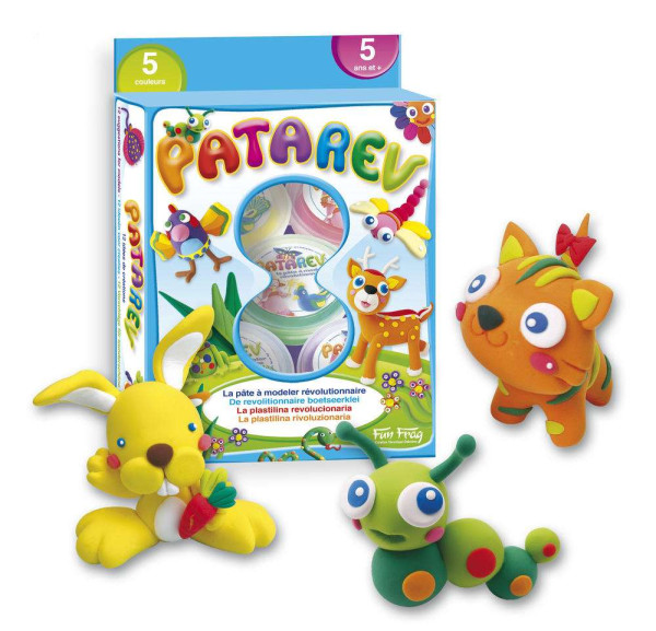 Patarev Knetmasse - Set mit 5 Farben