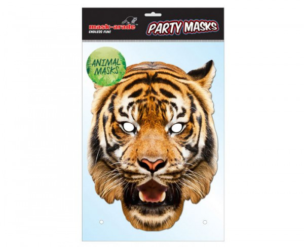 Tiger Maske aus Karton