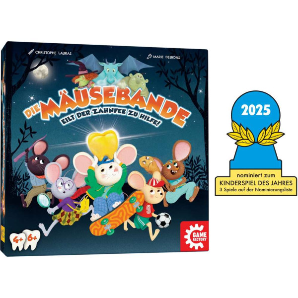 Die Mäusebande - nominiert zum Kinderspiel des Jahres 2025