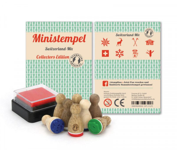 Ministempel Set Switzerland Mix