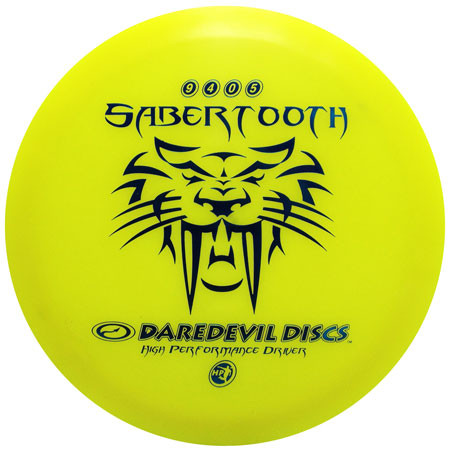 Disc Golf Frisbee - Distance Driver - Sabertooth gelb