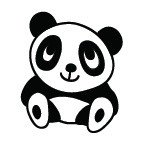 Ministempel Pia Pandabär
