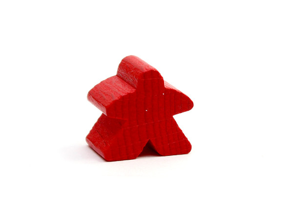 Carcassonne Männchen Spielfigur - Rot