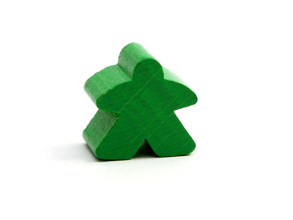 Carcassonne Männchen Spielfigur - Grün