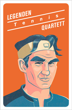 Legenden Quartett - Tennis - die perfekte Geschenkidee für Tennisfans!
