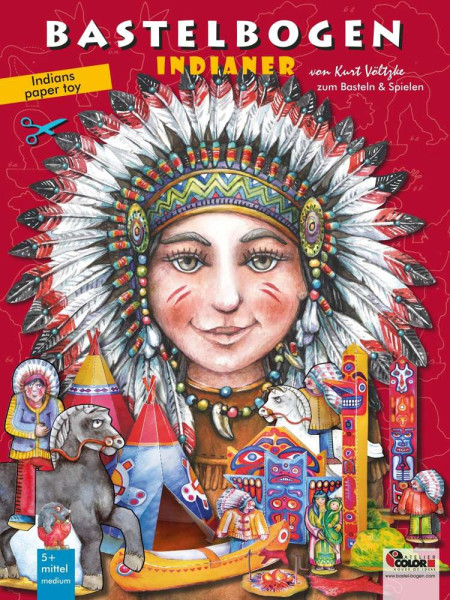 Atelier Color Bastelbogen - Indianer