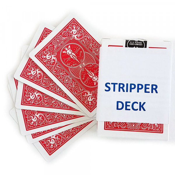 Bicycle Stripper Deck Spielkarten für Magier Kartentricks 