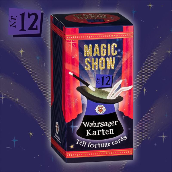 Wahrsager Karten - Magic Show Zaubertrick Nr 12