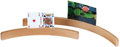 Kartenhalter aus Holz, 35cm