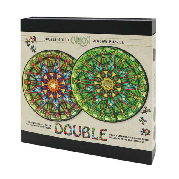 Double Puzzle - Circus - doppelseitiges Holz-Puzzle - 154 Teile