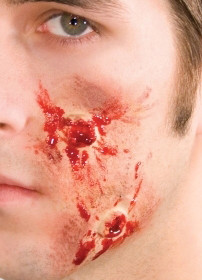 Offene Wunde - Aufklebbare Wunde