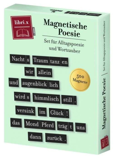 Magnetische Poesie - Magnetwörter für den Kühlschrank
