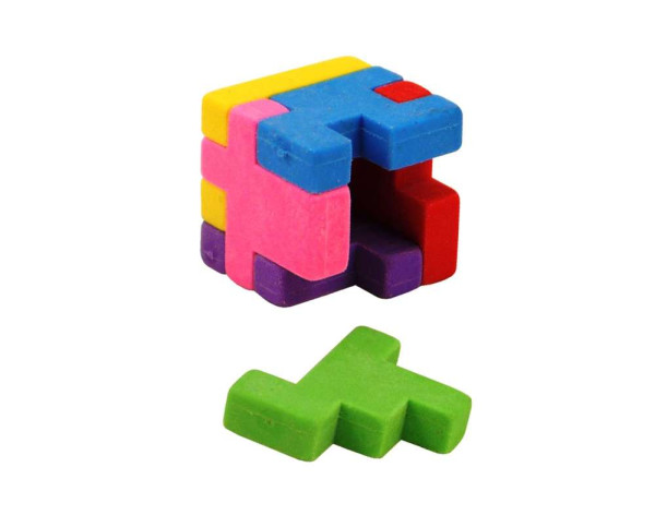 Radiergummi Würfelpuzzle