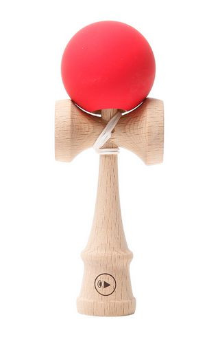 Mini Kendama - Play Pocket Kendama Grip II K fire - roter Ball