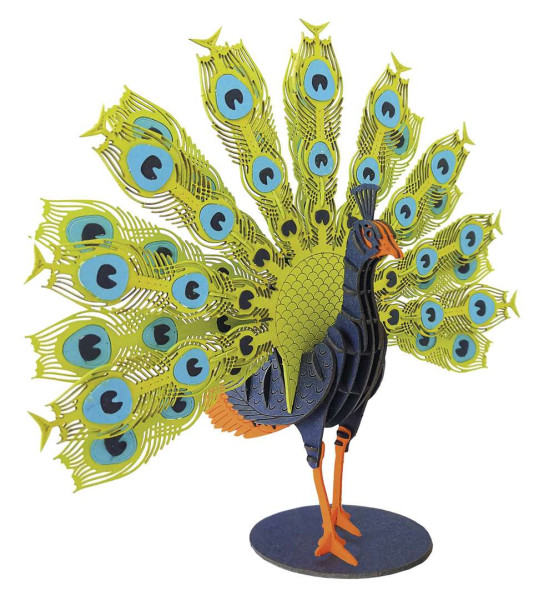 3D Papiermodell - Pfau