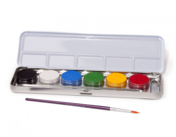 Eulenspiegel Profi-SchminkSet 6er Palette