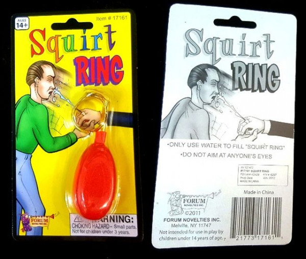 Spritz Ring - Scherzartikel