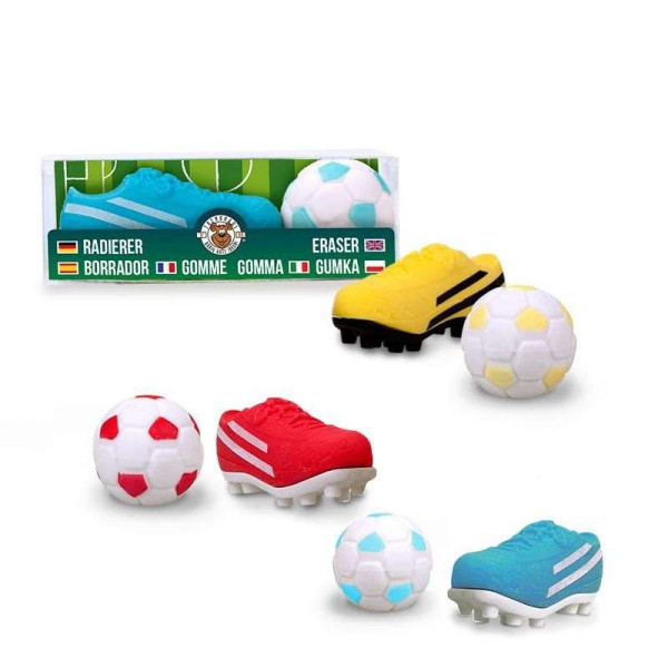 Radierer Fussball - 2er Set
