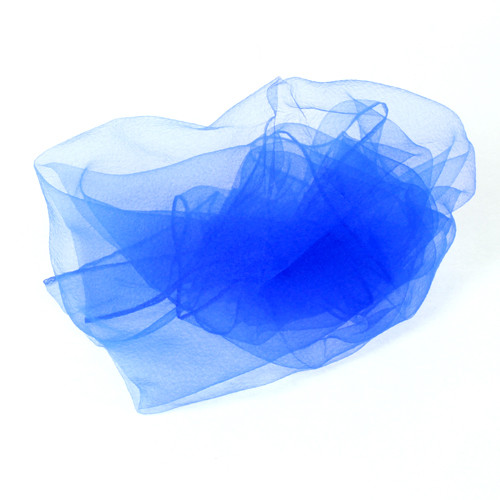 Set mit 12 blauen Jonglier-Tüchern 60x60cm