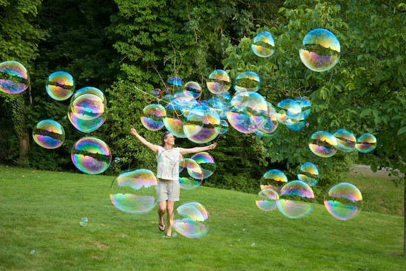 Zauberseife - Seifenblasenschnur Girlande - 90cm