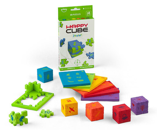 Moosgummiwürfel Happy Cube Junior - 6er Pack