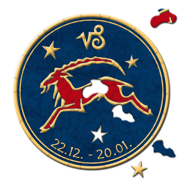 Curiosi Sternzeichen Puzzle - Steinbock