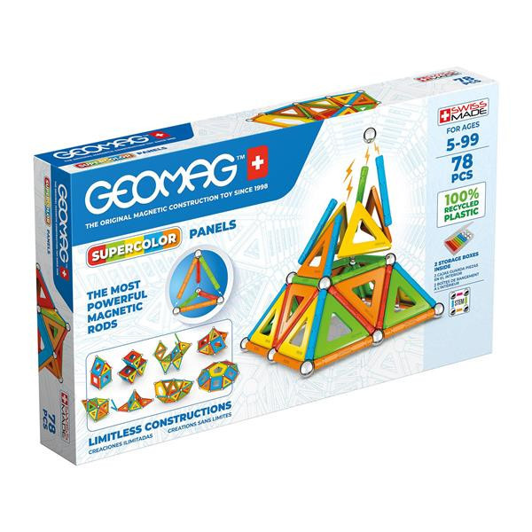 Geomag GREEN Line Supercolor - Set mit 78 Teilen