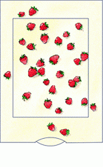 Lebende Karte Erdbeermund