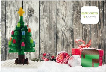 Brixies Postkarte - Weihnachtsbaum