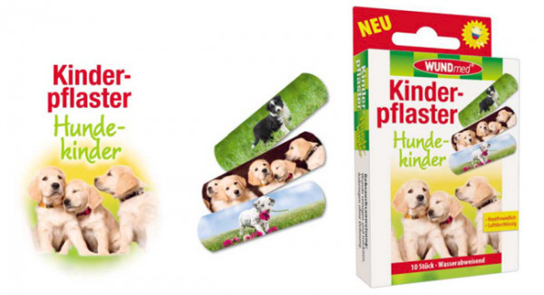 Kinderpflaster mit Motiv Hundekinder | Pflaster mit Sujet ...