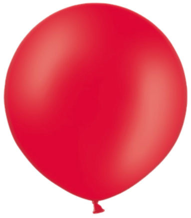 Riesenballon 90cm - rot - inkl. Verschluss