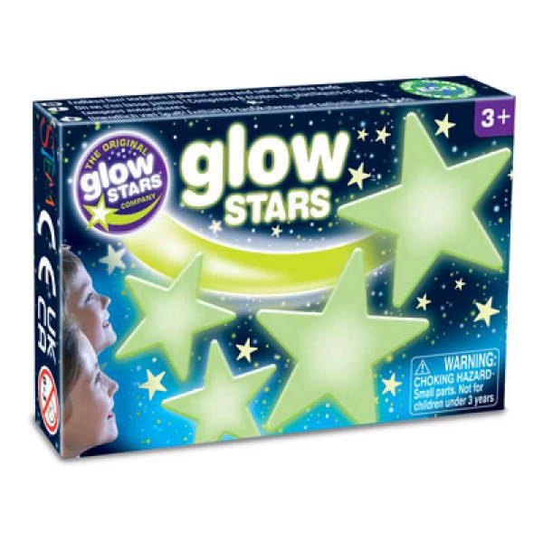 Leuchsterne Glow in the Dark - Set mit 8 Stk