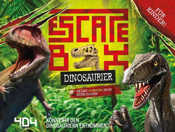 Escape Box: Dinosaurier - Rätselspass für Kinder