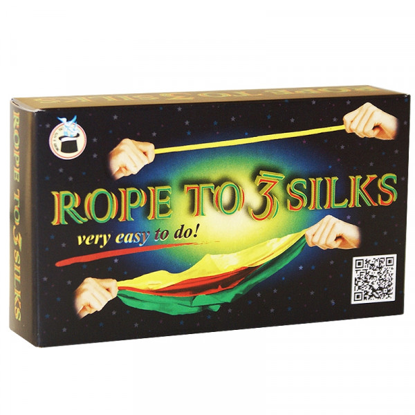 Verwandle ein Seil in 3 Tücher - Rope to 3 Silks - Zaubertrick