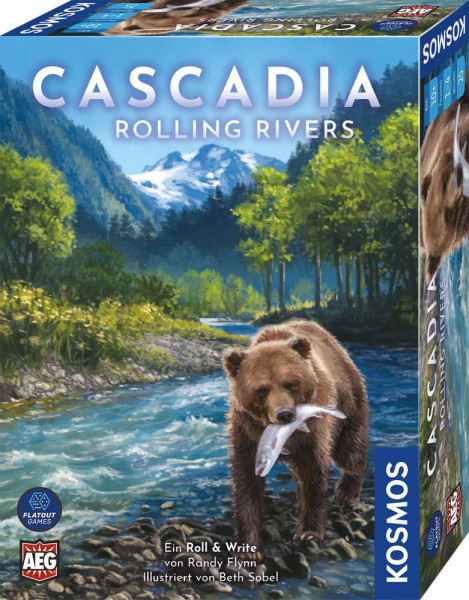 Cascadia - Rolling Rivers - Roll & Write-Spiel