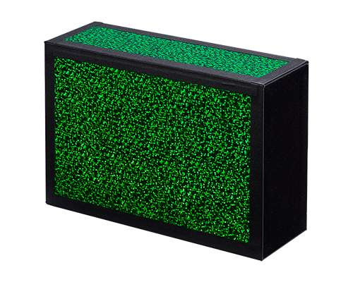 Cigarbox Glitter - grün