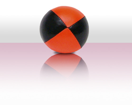 Jonglierball Beanbag 130g - rot mit schwarz
