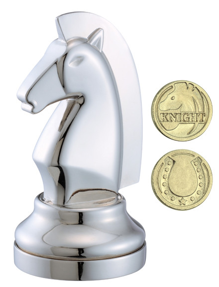 Cast Chess Puzzles Knight - Level 2 - Schachfigur Springer