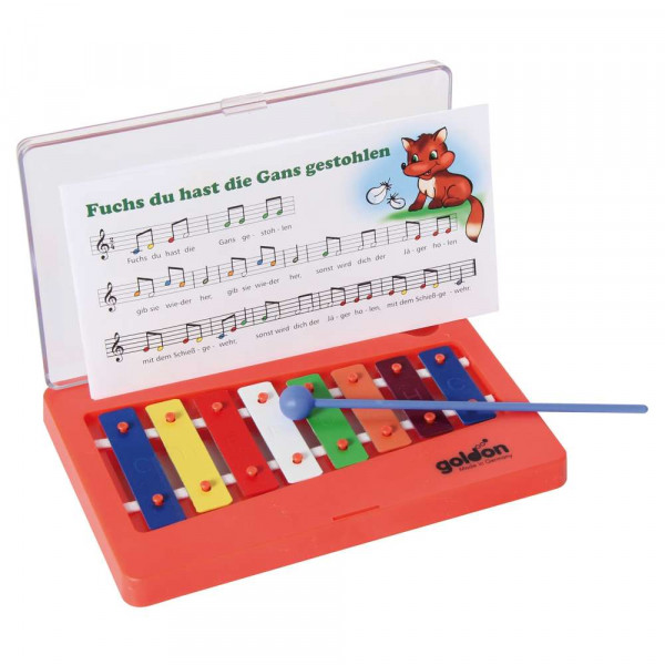 Xylophon in Box - 8 Töne