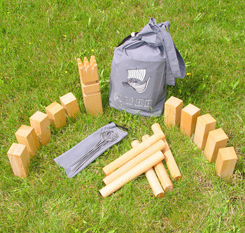 Das KUBB Spiel - Buchenholz