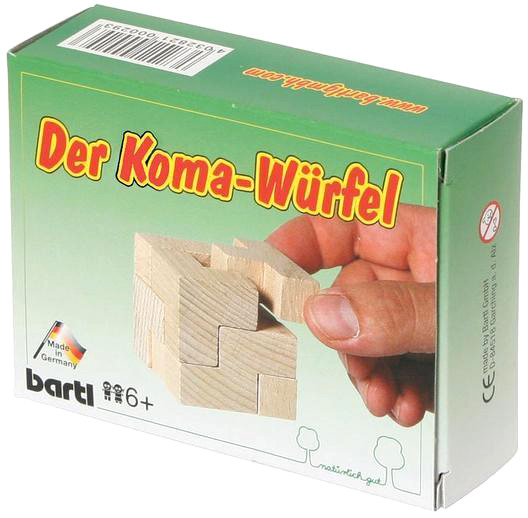 Der Koma-Würfel - Taschenpuzzle