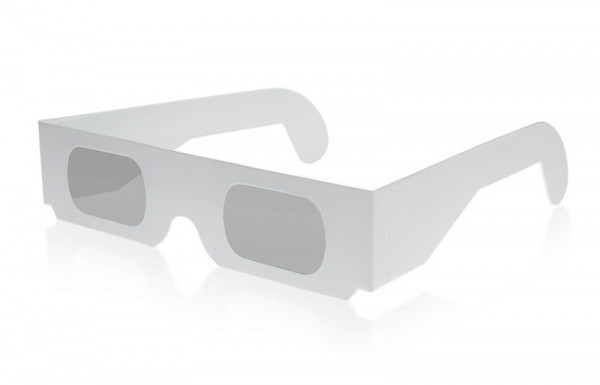 3D Brille aus Papier - mit linearen Polfiltern