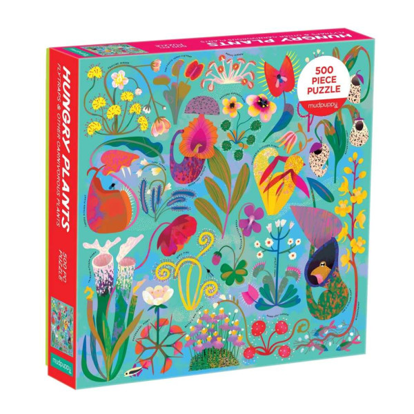 Mudpuppy Puzzle - Hungry Plants - 500 Teile