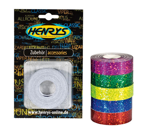 Dekofolie Glitter 10m - blau