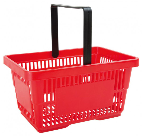 Mini Einkaufskorb rot - 2er Set