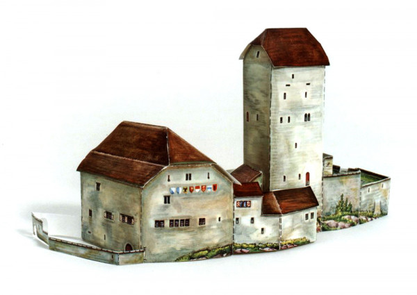 Modellbogen - Schloss Sargans