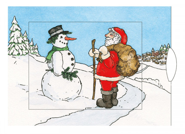 Lebende Karte Schneehase