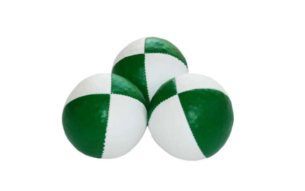 Outdoor Jonglierball Set - Grün Weiss