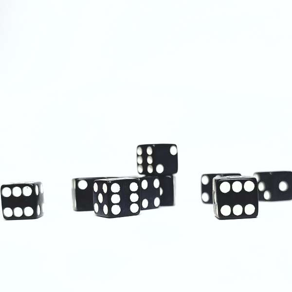 Kleiner Würfel 8mm - schwarz (1 Stk)